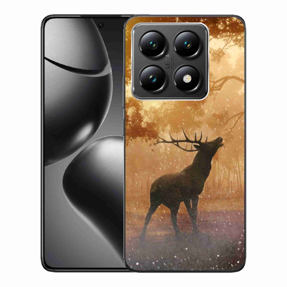 Gél borítás mmCase a Xiaomi 14T-hez - szarvas a szarvasbőgésben