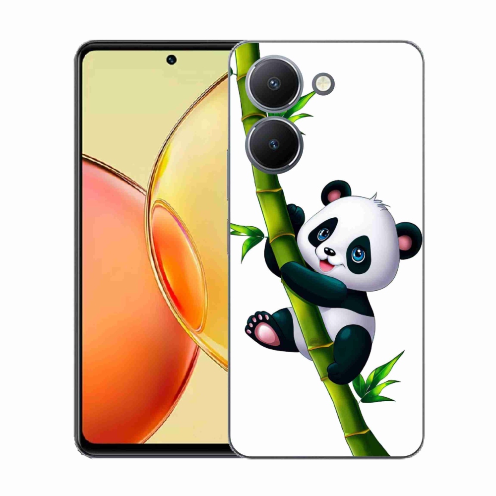 Gél borító mmCase a Vivo Y36-hoz - panda a bambuszon