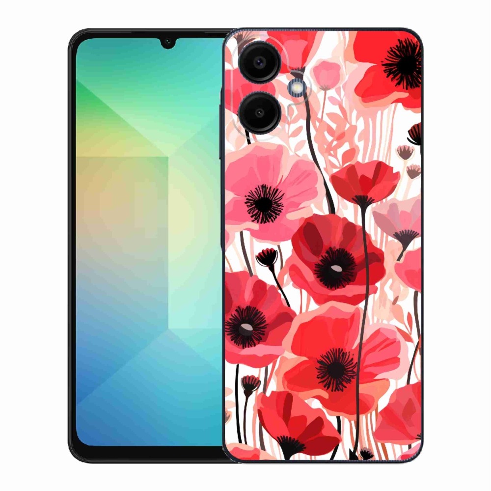 Gél védőhuzat mmCase Samsung Galaxy A06 4G - mákos 1