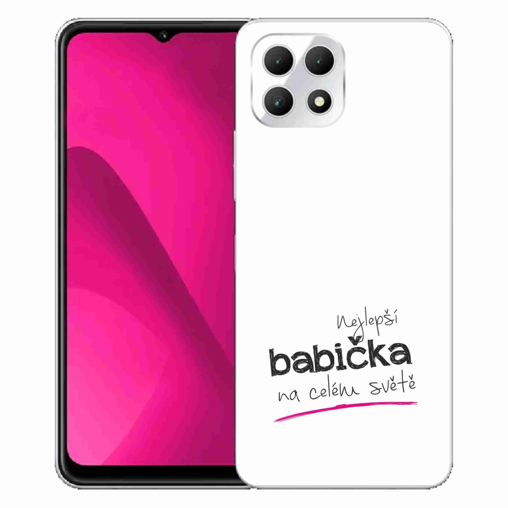 Gélburkolat mmCase a T-Mobile T Phone 2 - Best Grandma 4 fehér háttérrel