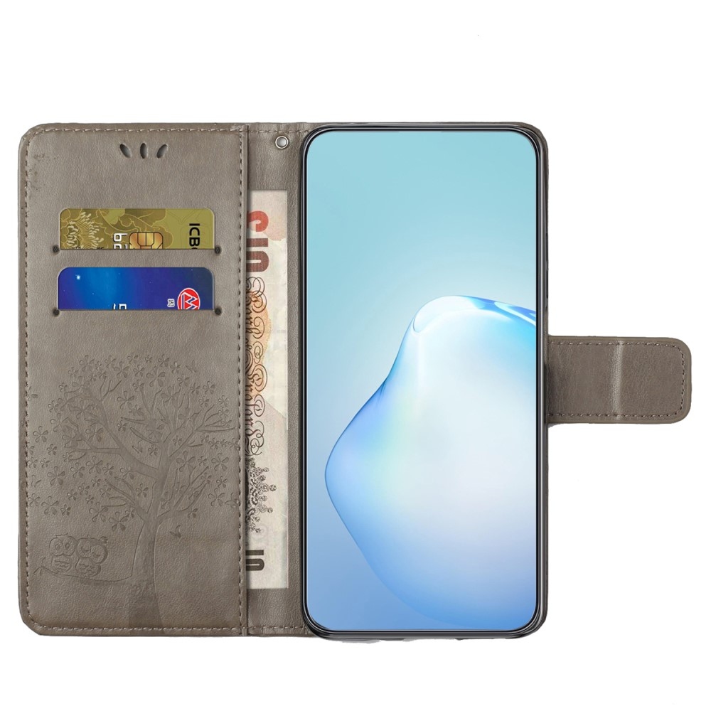 Fa könyvtáska a Honor 200 Lite 5G-hez - szürke