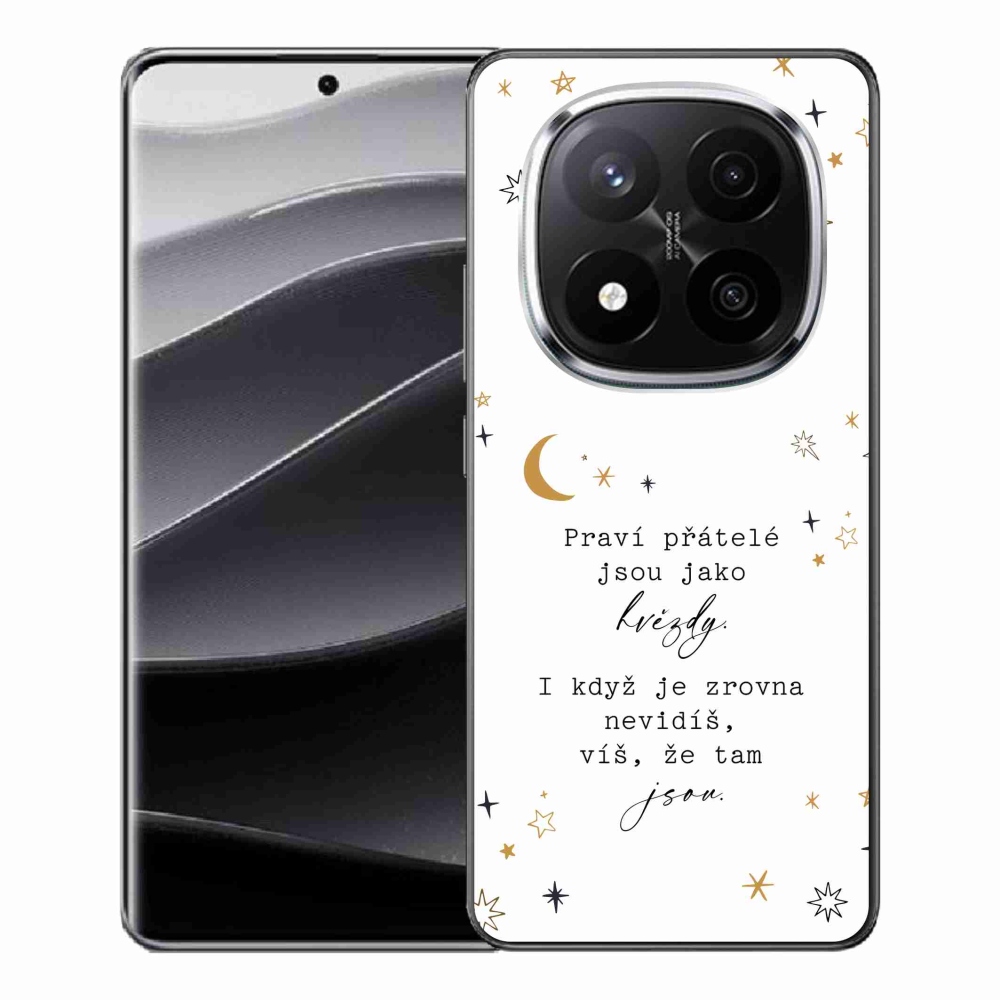 Gél borítás mmCase a Xiaomi Redmi Note 14 Pro+ 5G - idézem 6 fehér háttérrel