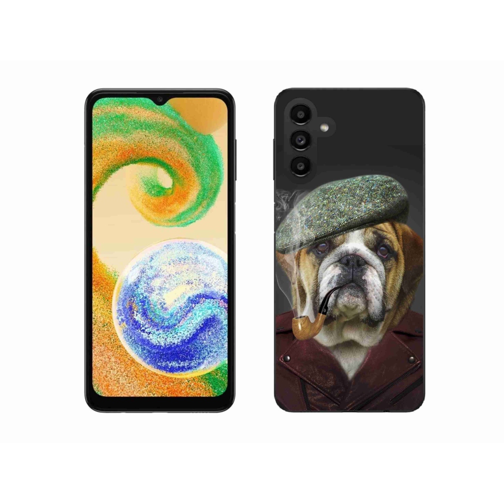 Zselés borítás mmCase Samsung Galaxy A04s (164.7x76.7x9.1mm) - kutya csővel