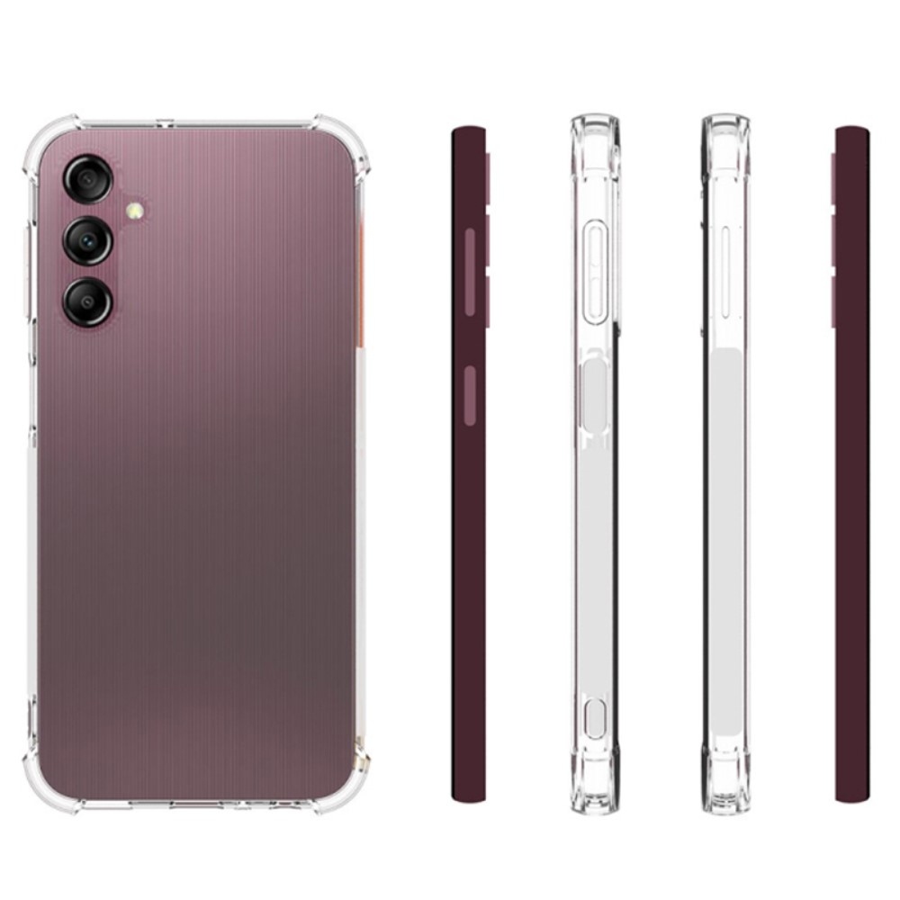 Átlátszó zselés tok megerősített sarkokkal Samsung Galaxy A25 5G készülékhez - átlátszó