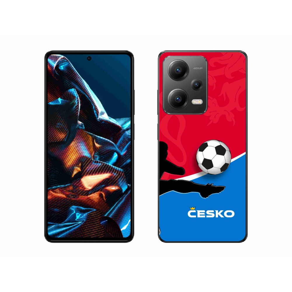 Gél borítás mmCase a Xiaomi Redmi Note 12 Pro 5G - futball Csehország 2