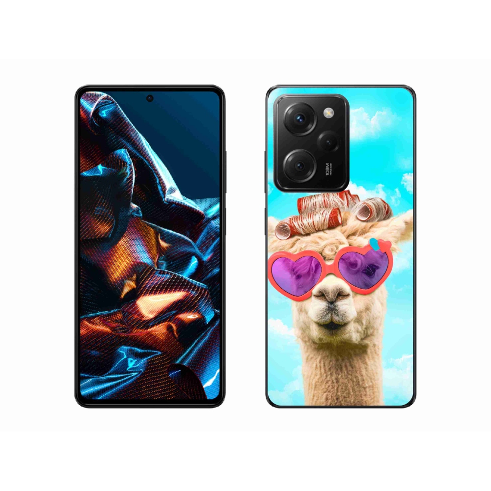 Gél borítás mmCase a Xiaomi Poco X5 Pro 5G számára - szemüveges láma