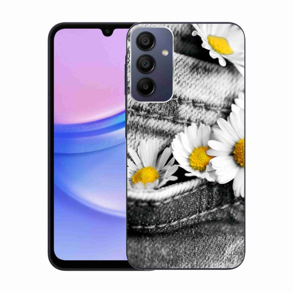 Gél tok mmCase a Samsung Galaxy A15 4G/5G készülékhez - margaréták