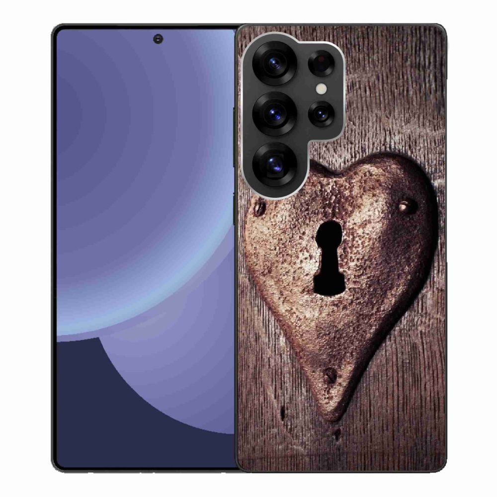 Gél borítás mmCase Samsung Galaxy S25 Ultra - szív alakú zár