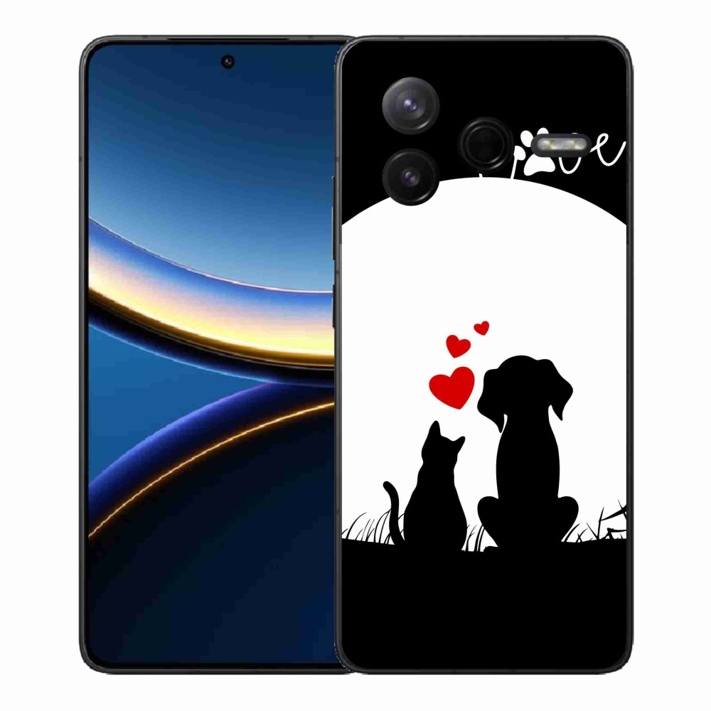 Gél borítás mmCase a Xiaomi Poco F7 Pro számára - állati szeretet