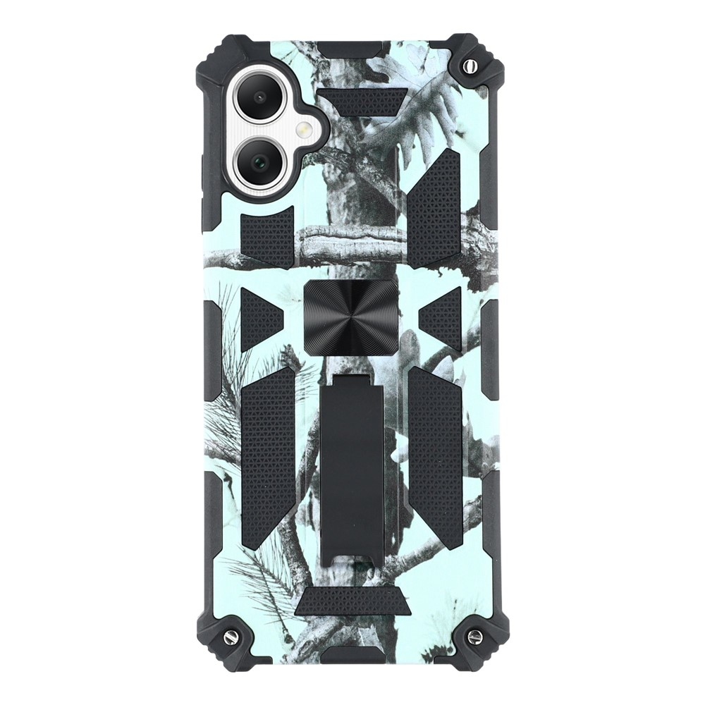 Camouflage tartós borító Samsung Galaxy A07 4G készülékhez - világoszöld