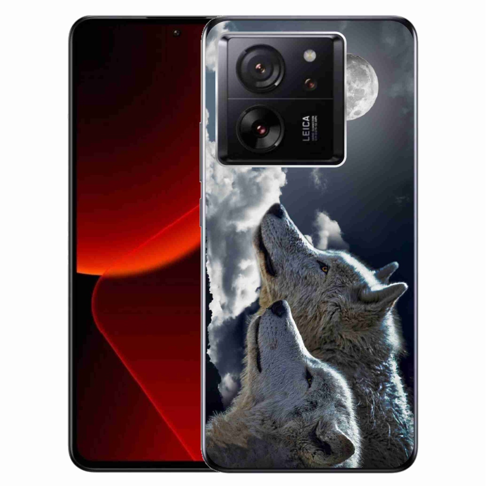 Gél borítás mmCase a Xiaomi 13T/13T Pro - farkasok számára
