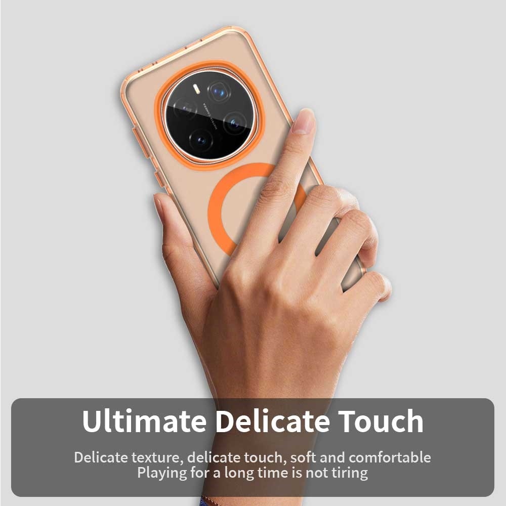 Candy zselés tok MagSafe-val a Honor Magic 7 Pro 5G számára - narancssárga