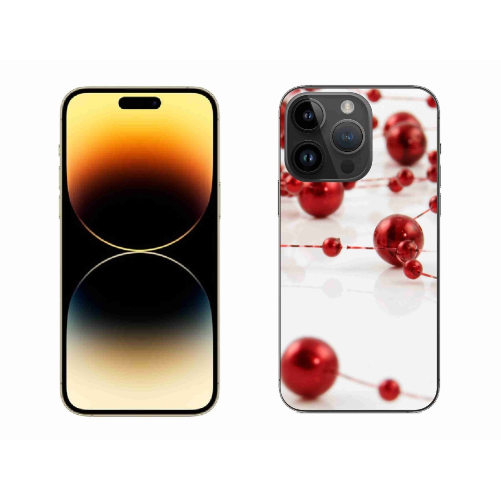 Zselés borítás mmCase iPhone 14 Pro Max készülékhez - karácsonyi lánc