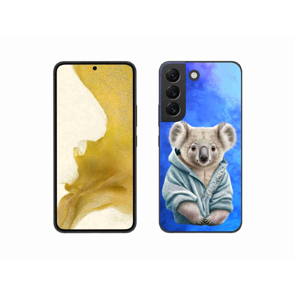 Zselés borítás mmCase Samsung Galaxy S22 5G - koala pulóverben