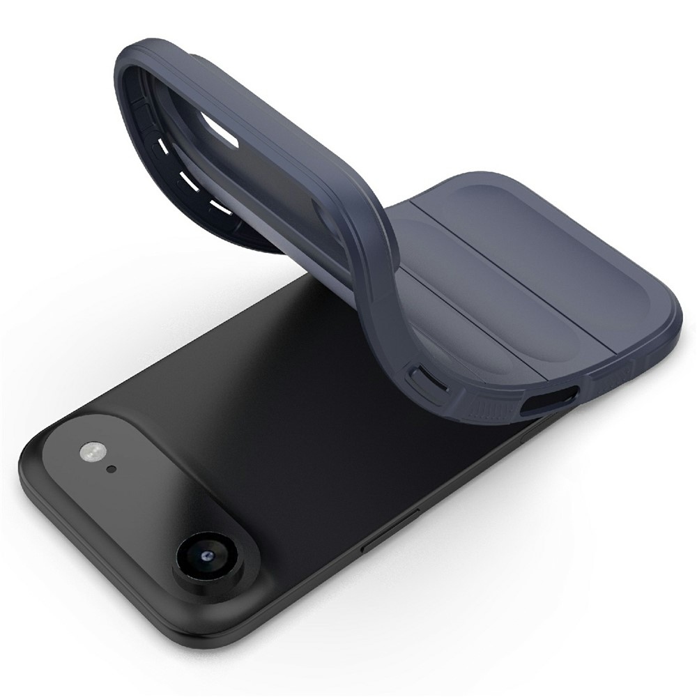 Rugg tartós zselés tok iPhone 17 Air készülékhez - sötétkék