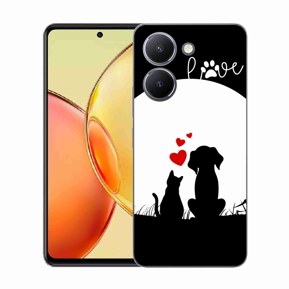 Gél borító mmCase a Vivo Y36-hoz - állatszerelem