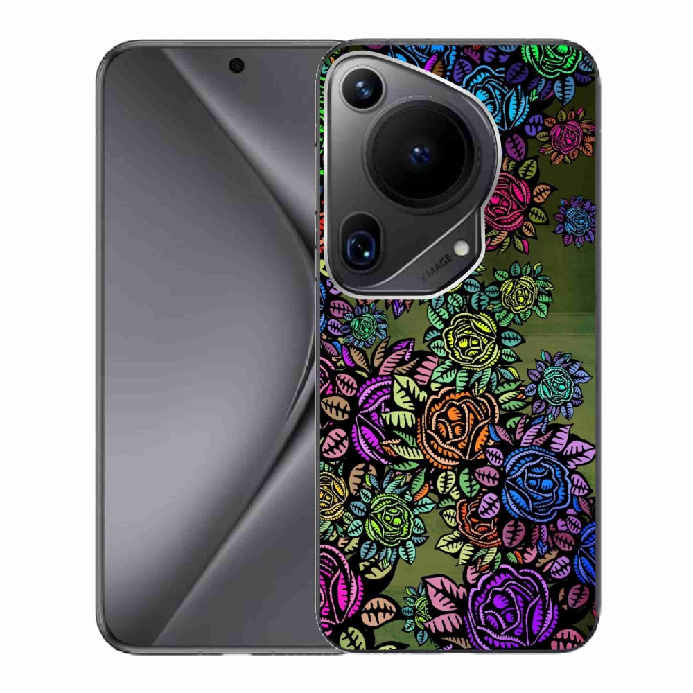 Gél borító mmCase a Huawei Pura 70 Ultra - virágok 6