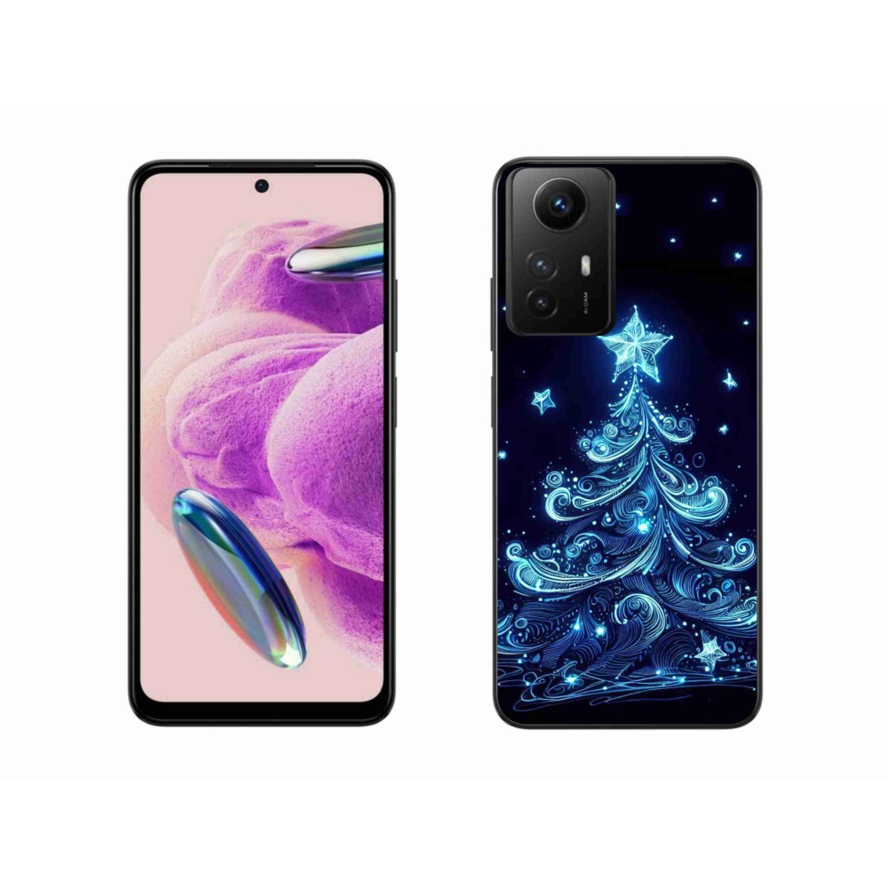 Gél borítás mmCase a Xiaomi Redmi Note 12S-hez - neon karácsonyfa 4