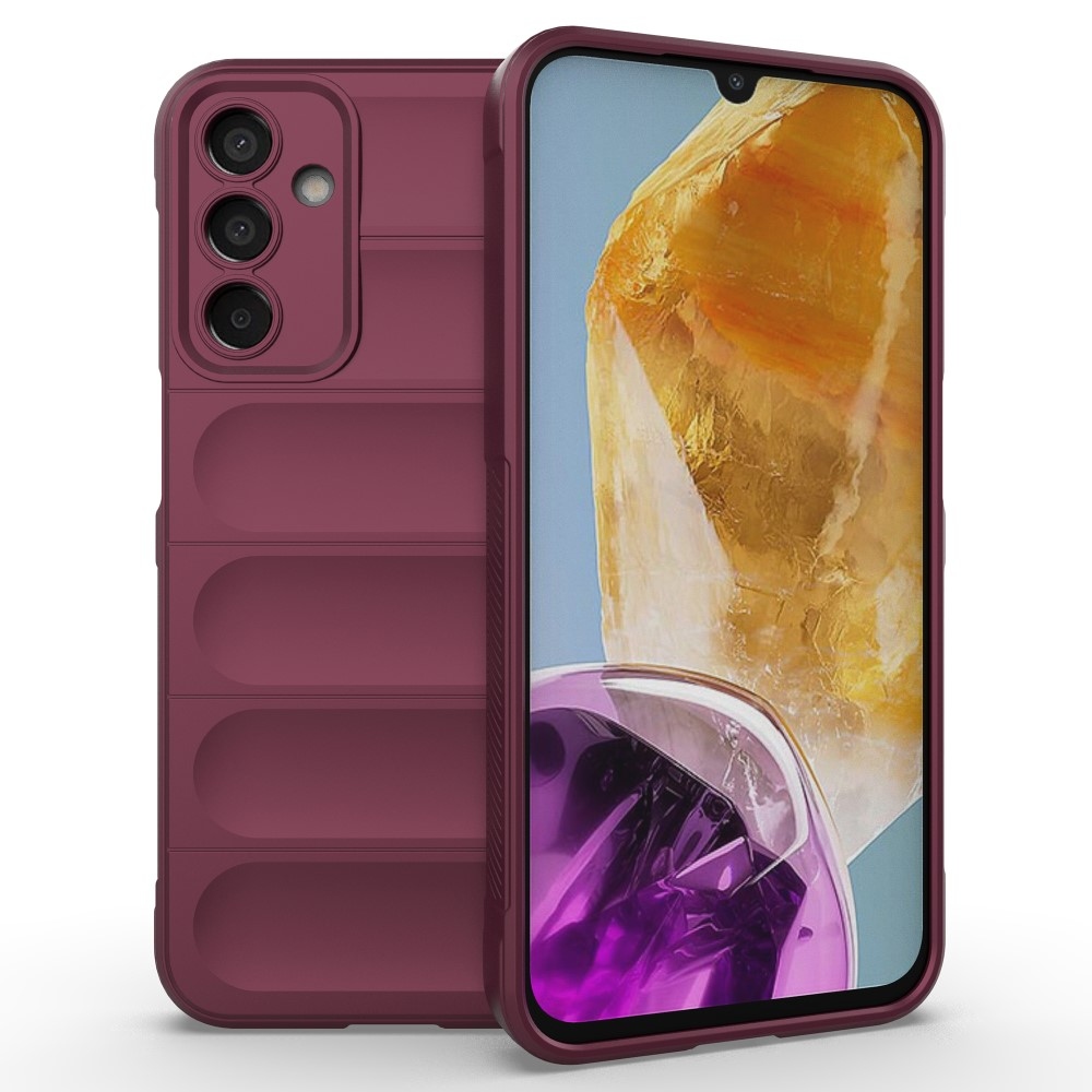 Rugg tartós zselés tok Samsung Galaxy M15 5G - bordó színben