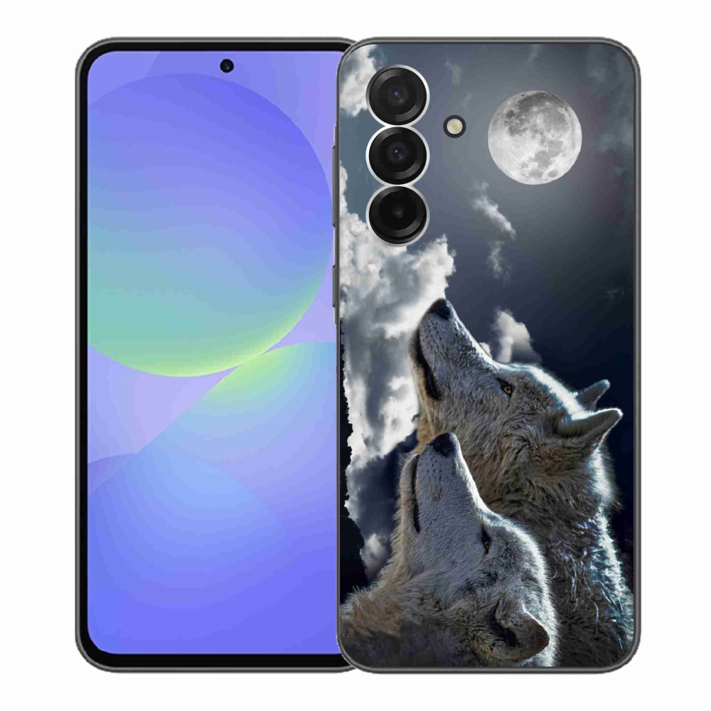 Gél védőburkolat mmCase Samsung Galaxy A36 5G - farkasok