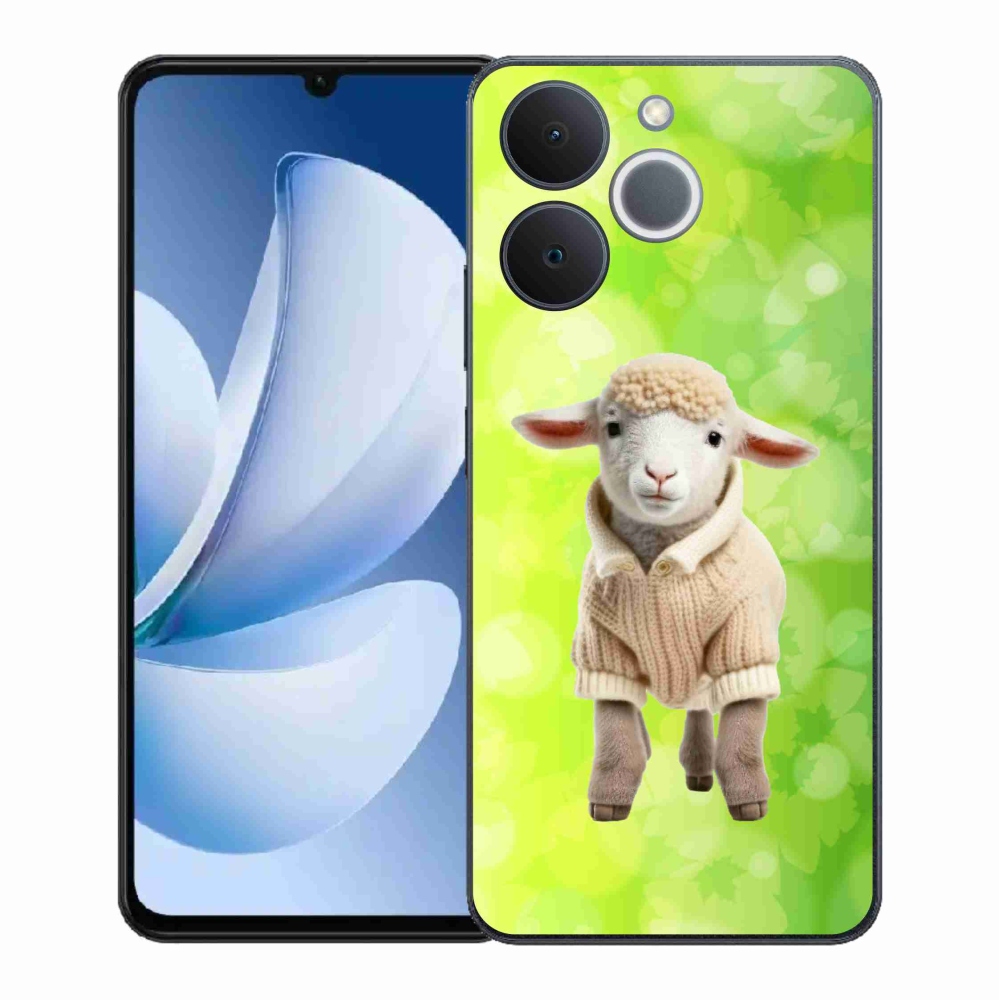 Zselés borítás mmCase a Realme Note 70T-hez - bárány pulóverben