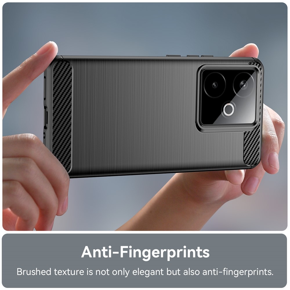 Szénálló zselés tok a Realme GT 7 5G/GT 7T 5G készülékhez - fekete