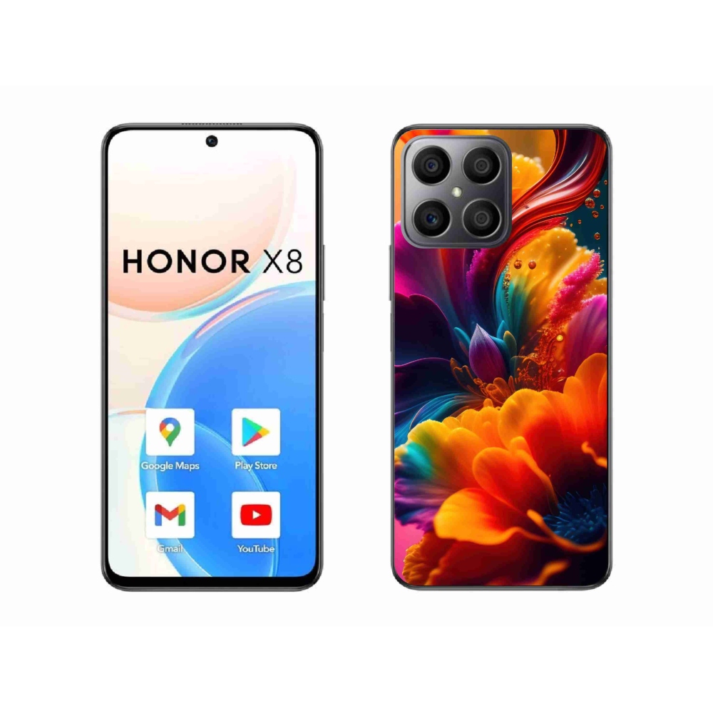 Zselés borítás mmCase a Honor X8-hoz - absztrakt motívum 2