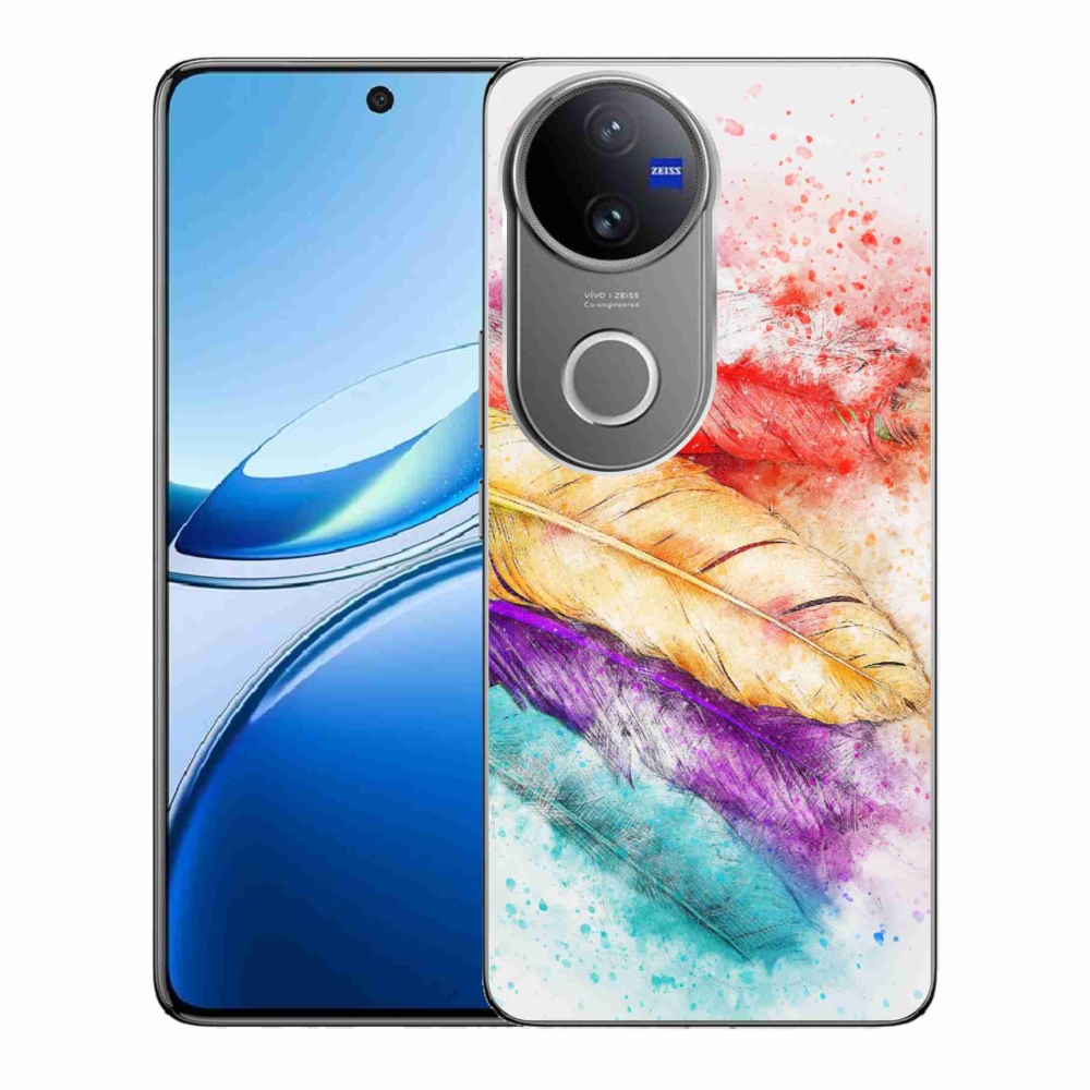 Zselés borítás mmCase a Vivo V50 5G készülékhez - színes toll