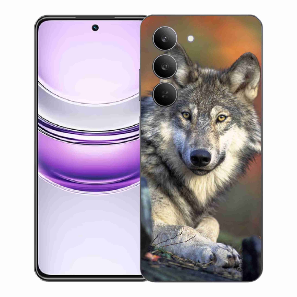 Gél borítás mmCase a Realme 14x 5G készülékhez - farkas