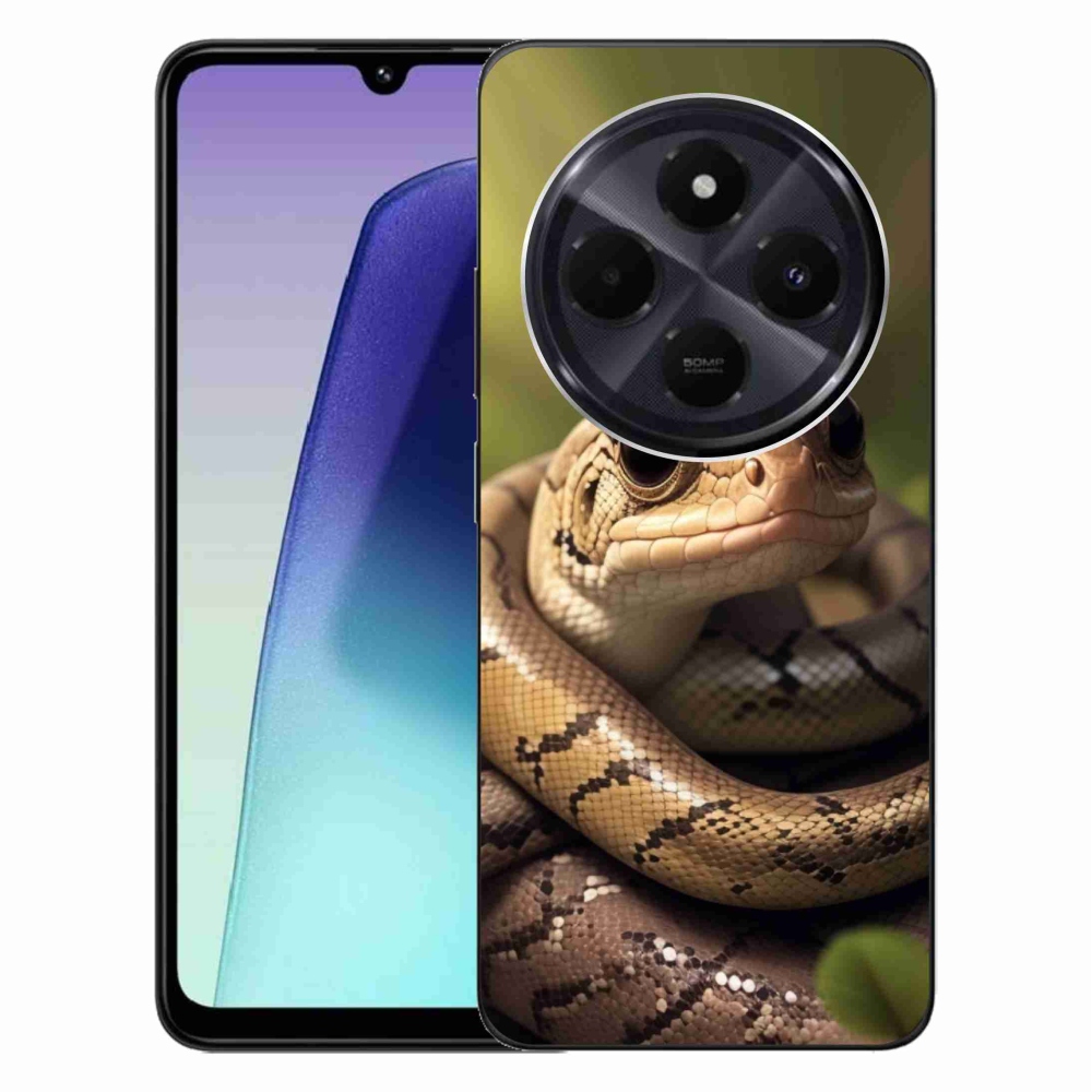 Gél borítás mmCase a Xiaomi Redmi 14C/Poco C75-hez - kígyó 1