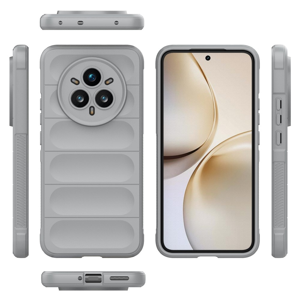 Rugg tartós zselés tok a Realme 14 Pro+ 5G készülékhez - világosszürke