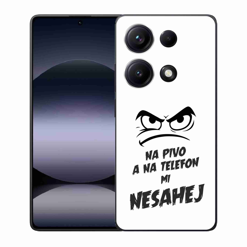 Gél borító mmCase a Xiaomi Redmi Note 14S-hez - sör motívum 2 fehér háttérrel