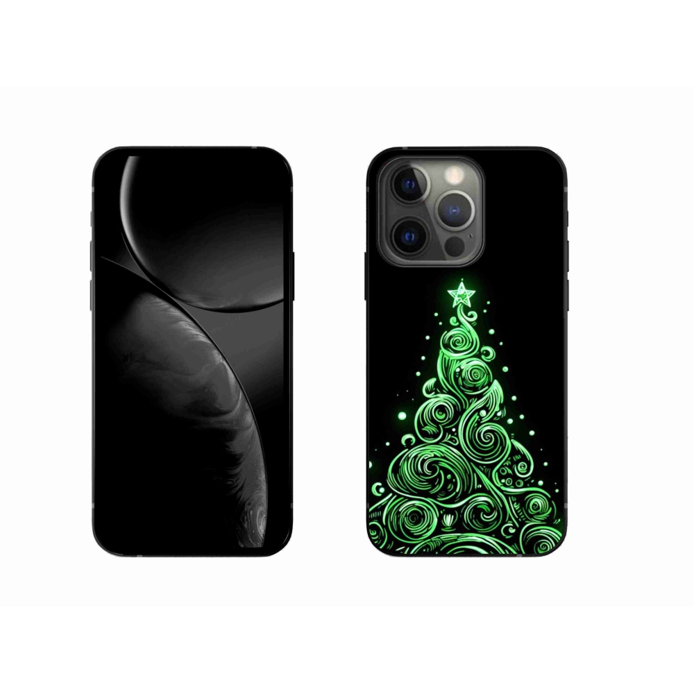 Gél borítás mmCase iPhone 13 Pro 6.1 készülékhez - neon karácsonyfa 3