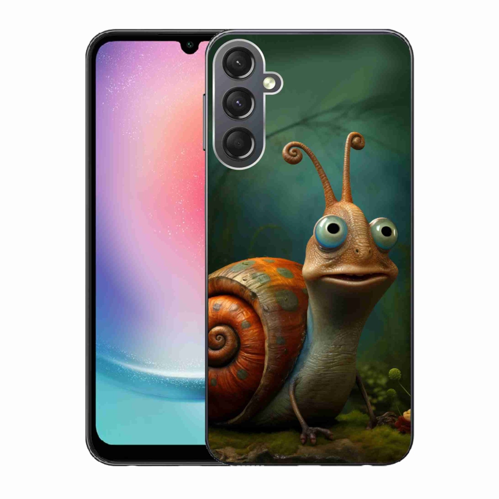 Zselés borítás mmCase Samsung Galaxy A24 készülékhez - csiga
