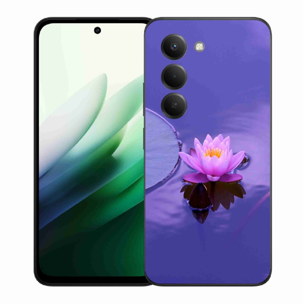 Gél borító mmCase a Xiaomi Redmi 15 5G számára - virág a felületen