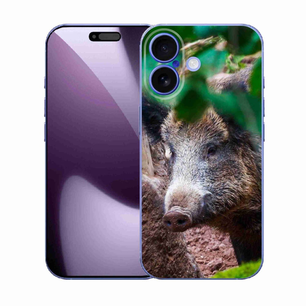 Zselés borítás mmCase iPhone 17 készülékhez - vaddisznó