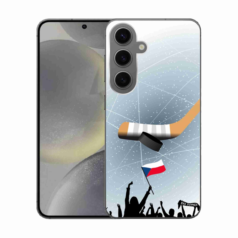 Gél borítás mmCase Samsung Galaxy S24 készülékhez - jégkorong rajongóknak