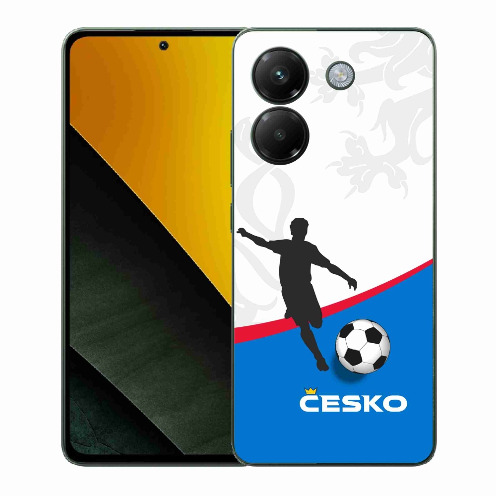 Gél borítás mmCase a Xiaomi Poco M7 Pro 5G - futball Csehország 1