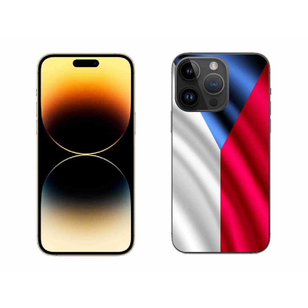 Zselés borítás mmCase iPhone 14 Pro Max 6.7 - cseh zászlóhoz