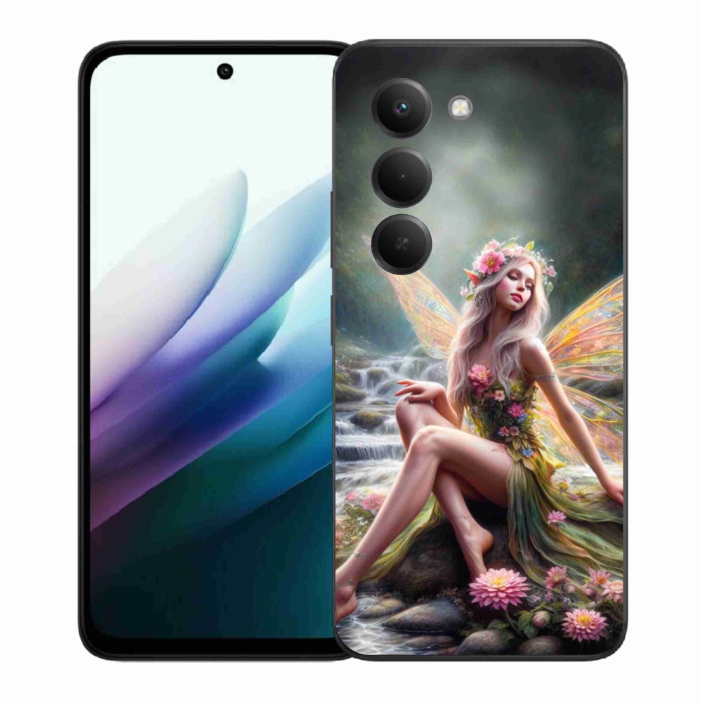 Gél borítás mmCase a Xiaomi Redmi 15 4G/5G (171mm) - pillangó nő 1