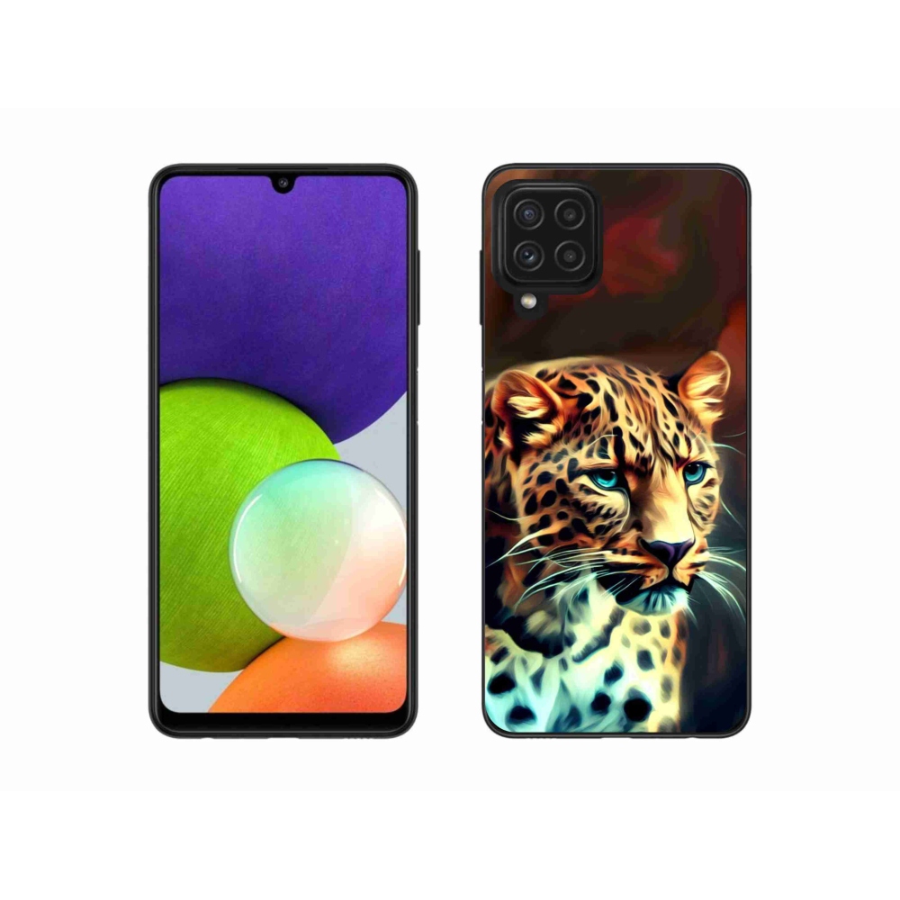 Zselés borítás mmCase Samsung Galaxy A22 4G - leopárd