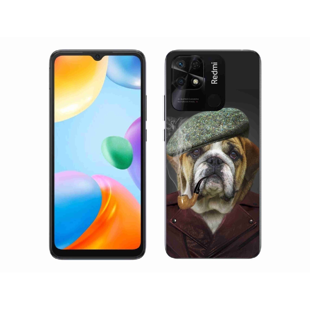 Gél borítás mmCase a Xiaomi Redmi 10C-hez - kutya csővel