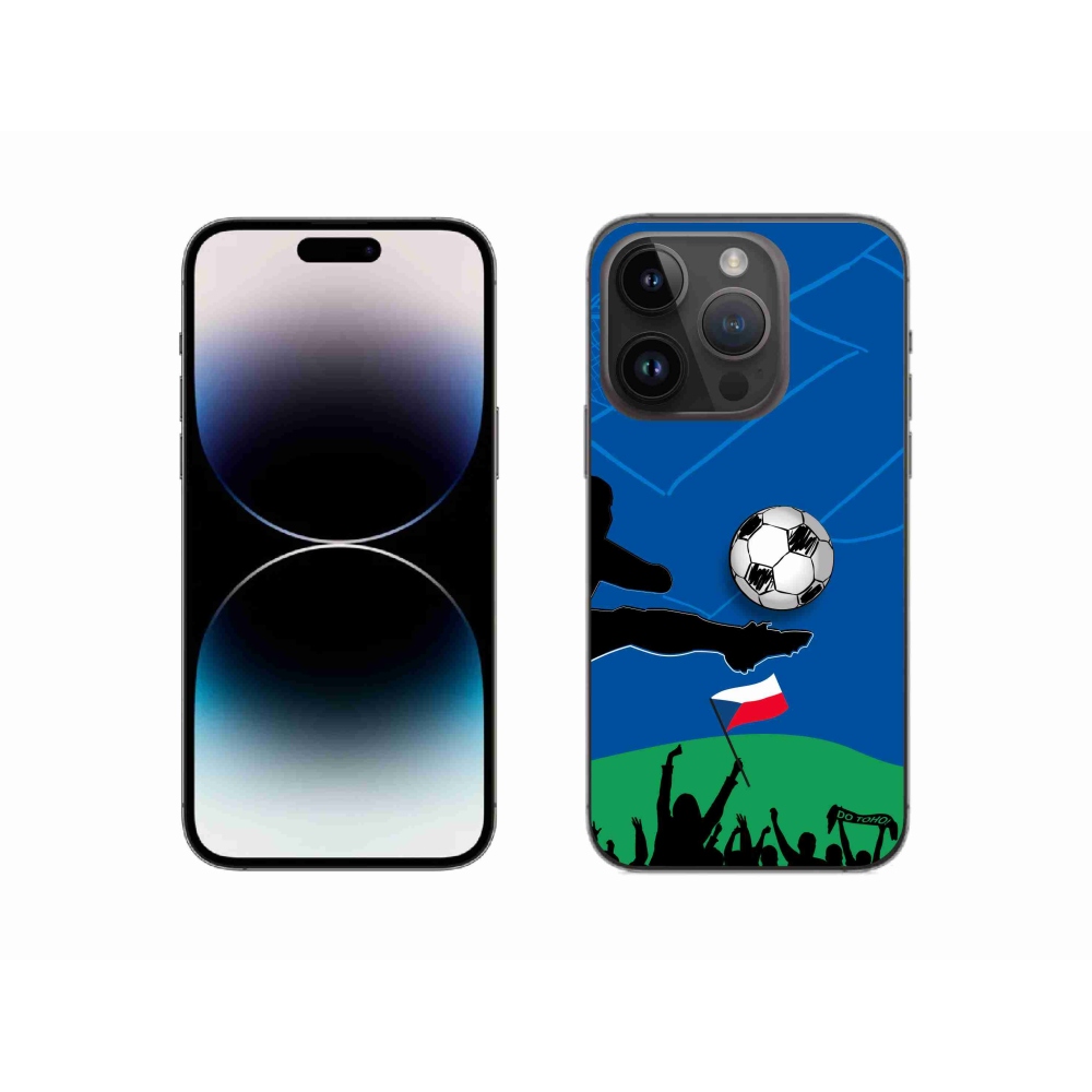Zselés borítás mmCase iPhone 14 Pro 6.1 készülékhez - futballszurkolók számára