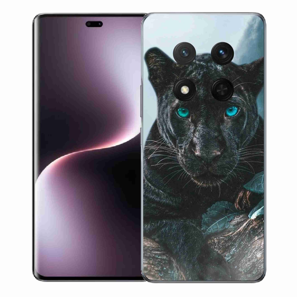 Zselés borítás mmCase a Honor Magic 7 Lite 5G készülékhez - fekete párduc