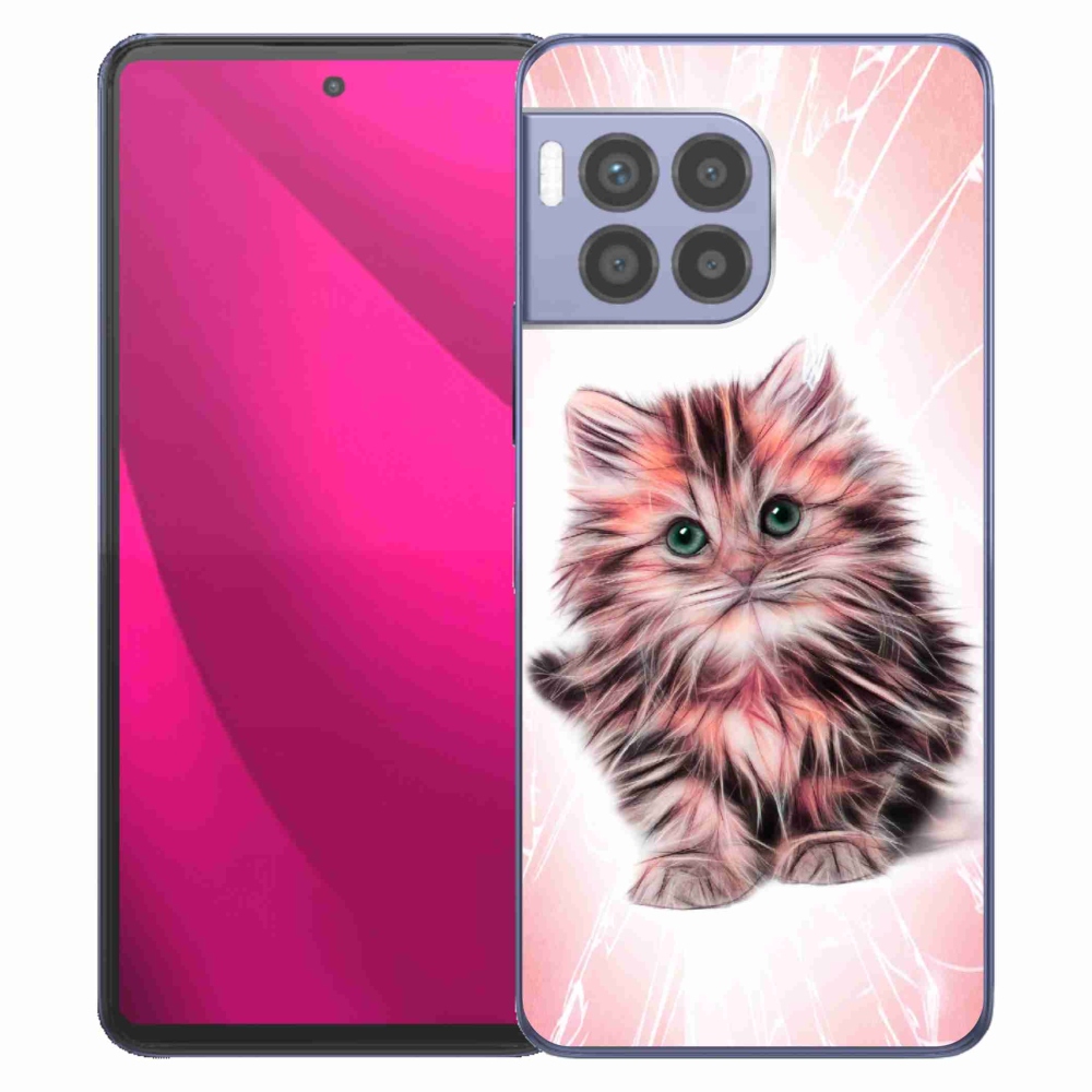 Zselés borítás mmCase a T-Mobile T Phone 2 Pro készülékhez - aranyos cica