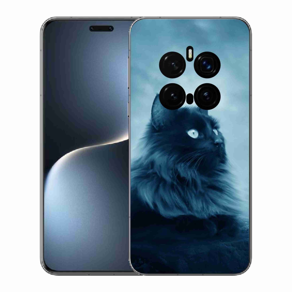 Zselés borítás mmCase a Honor Magic 7 Pro 5G készülékhez - fekete cat 1