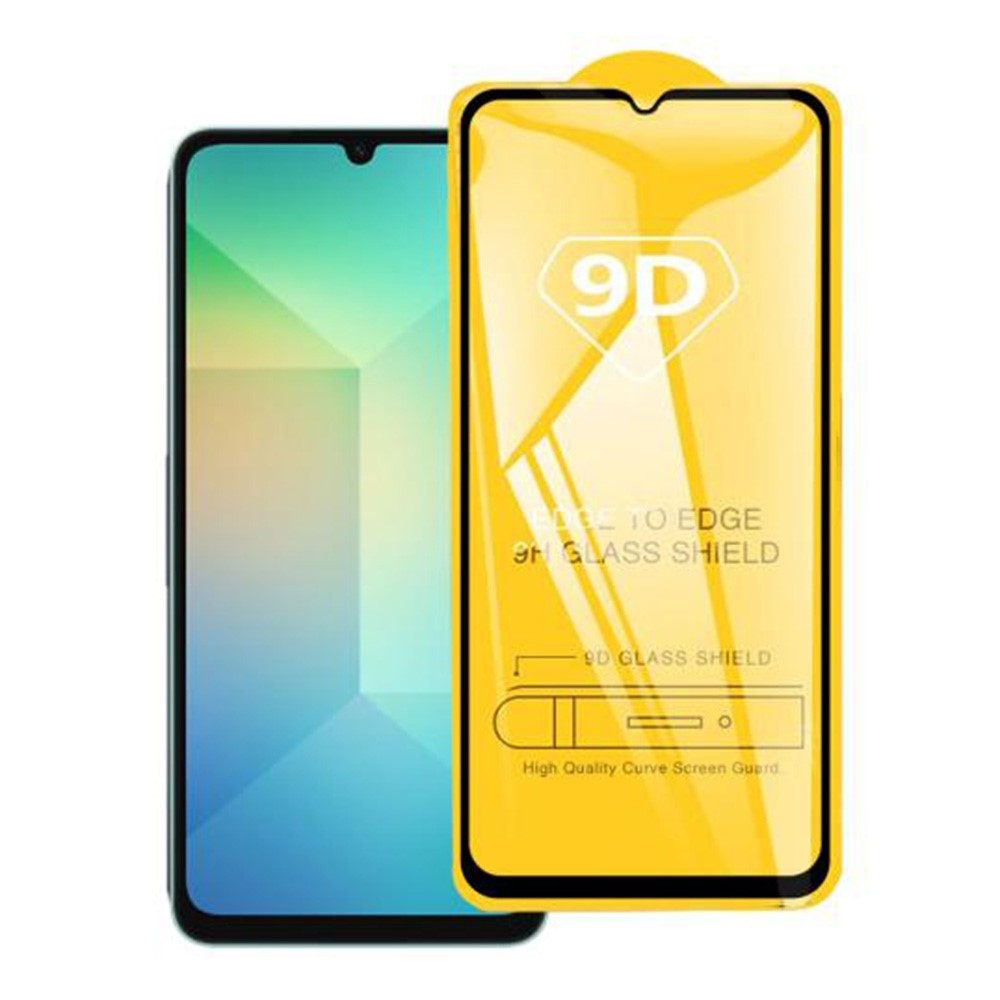 9D teljes képernyő edzett üveg (csak a széleken ragasztó) a Samsung Galaxy A06 4G készüléken