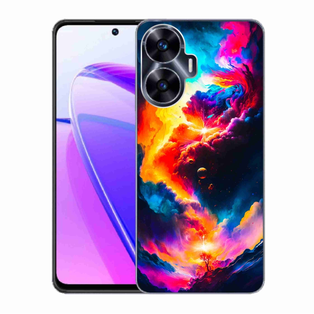 Gél borítás mmCase a Realme C55 készülékhez - absztrakt motívum