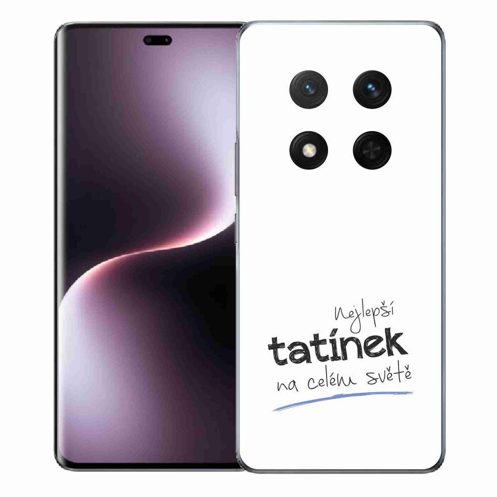 Gél borítás mmCase a Honor Magic 7 Lite 5G-n - Best Daddy 4 fehér háttérrel