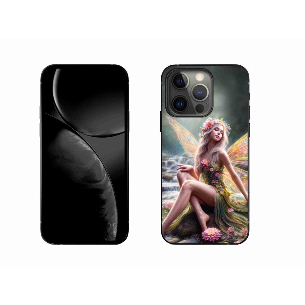 Zselés borítás mmCase iPhone 13 Pro 6.1 - pillangó nő 1